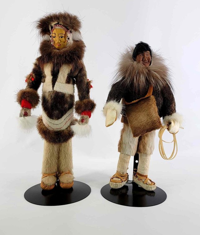 Two Eskimo Dolls