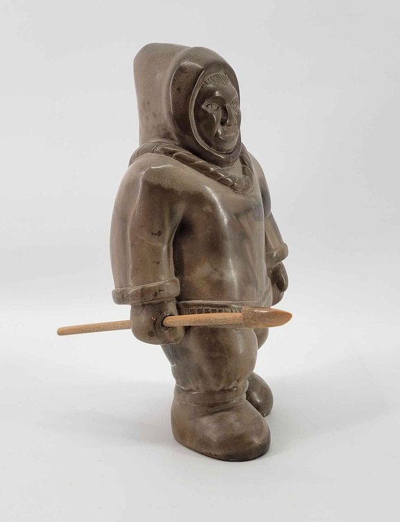 Carved Inuit Hunter by Canada Thorn Arts Ltd.