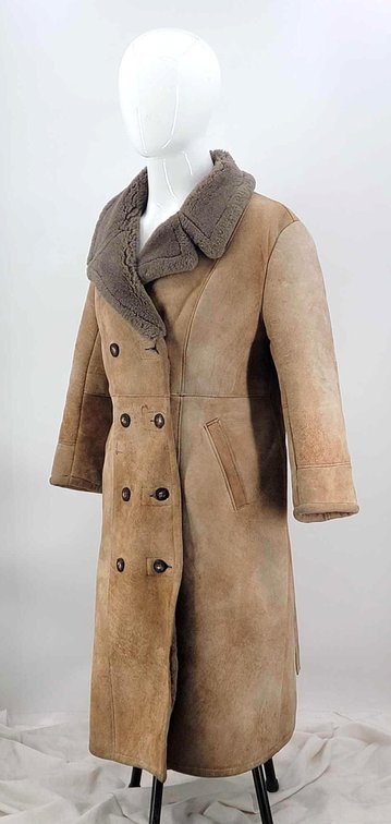 Double Breasted Sheepskin Coat