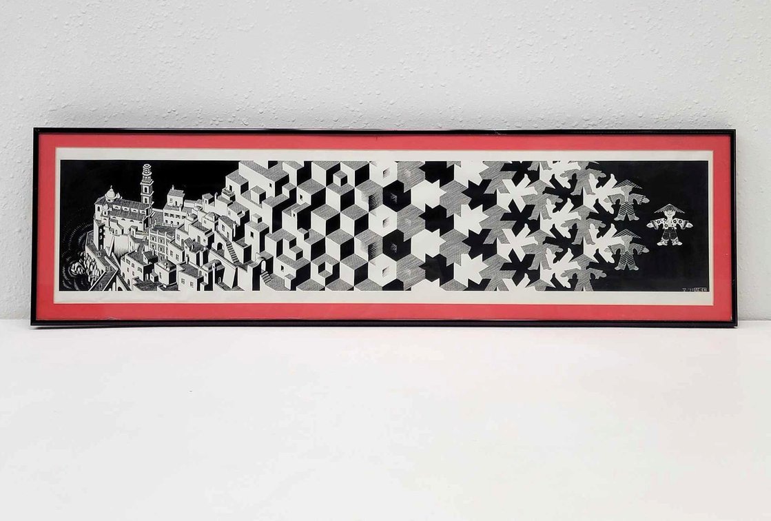Maurits Cornelis Escher "Metamorphosis I" Print  