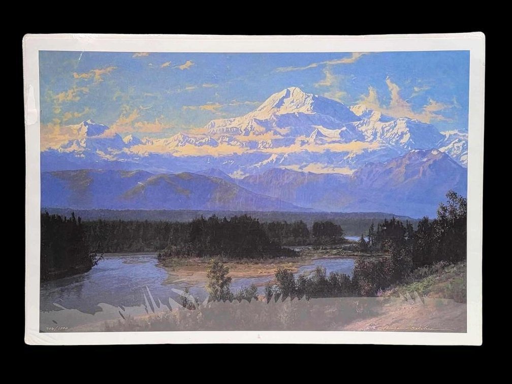 James Belcher "Caswell Creek - Mt. McKinley" Print  