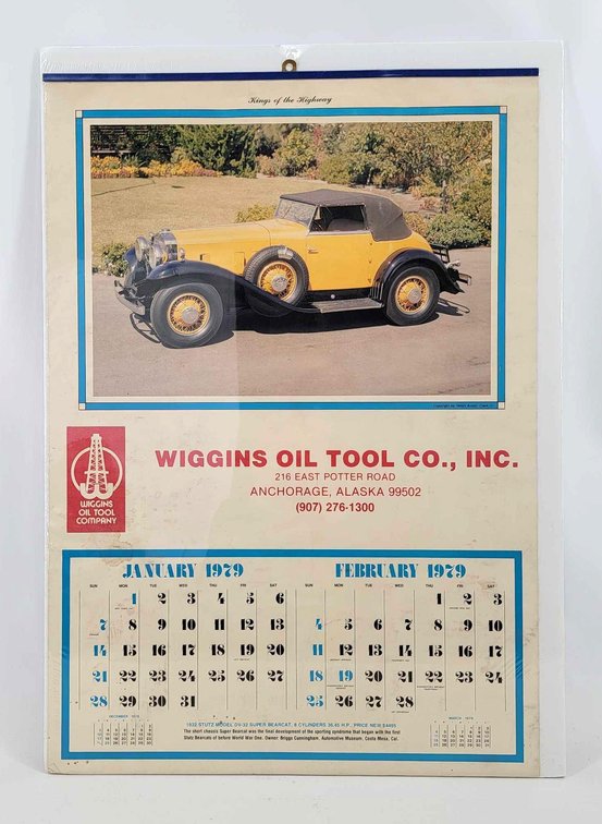 1979 Wiggins Oil Tool Company Calendar