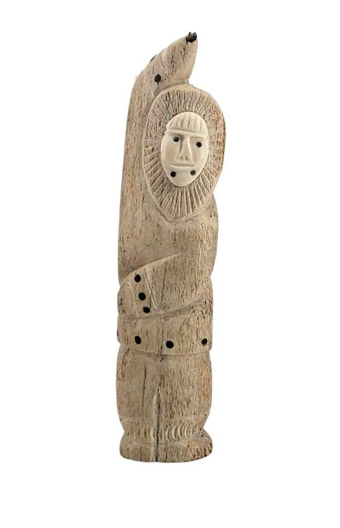 Whalebone, Ivory & Baleen Sculpture