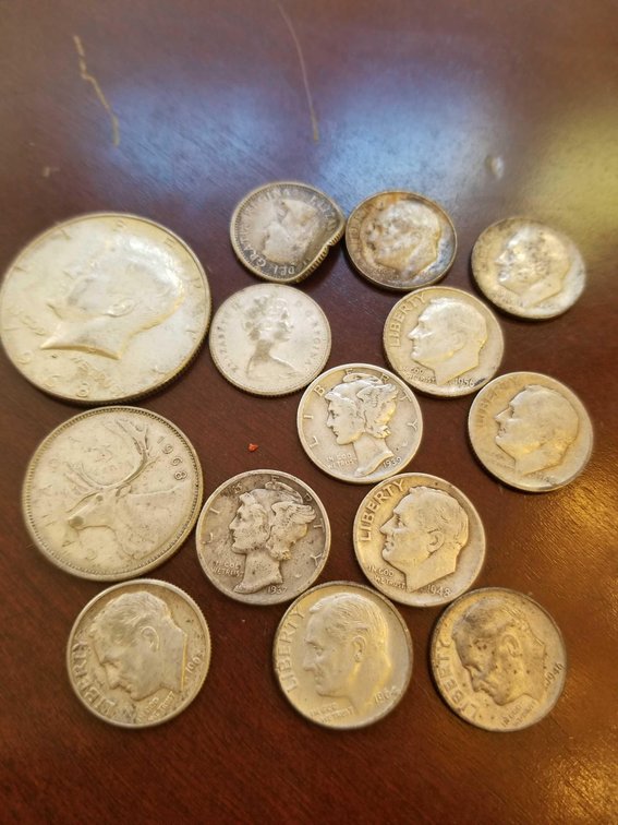 Misc. silver coins