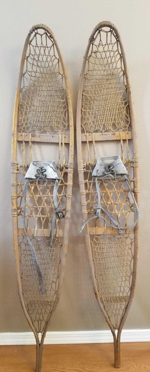 Antique snow shoes 