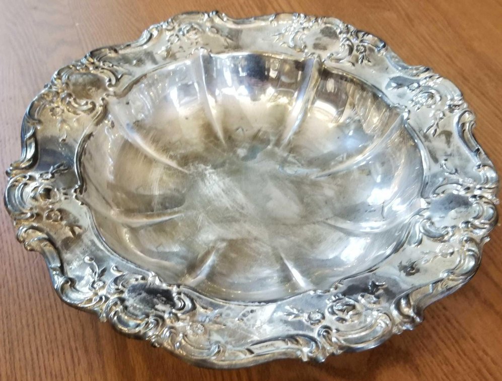 Silver plated bowl