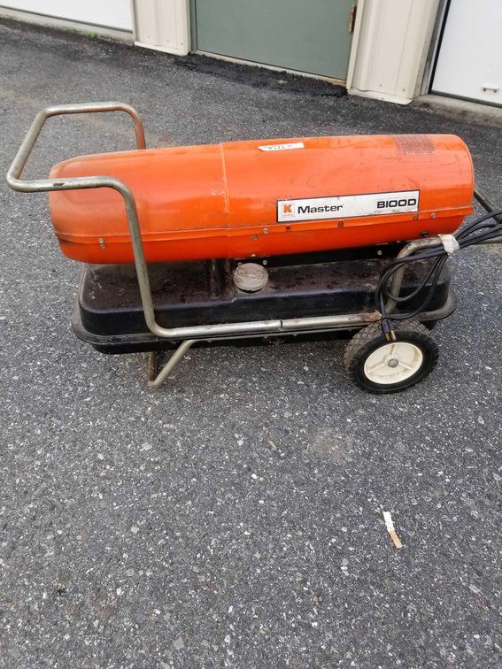 Koehring large b1000 90,000 BTU kerosene heater