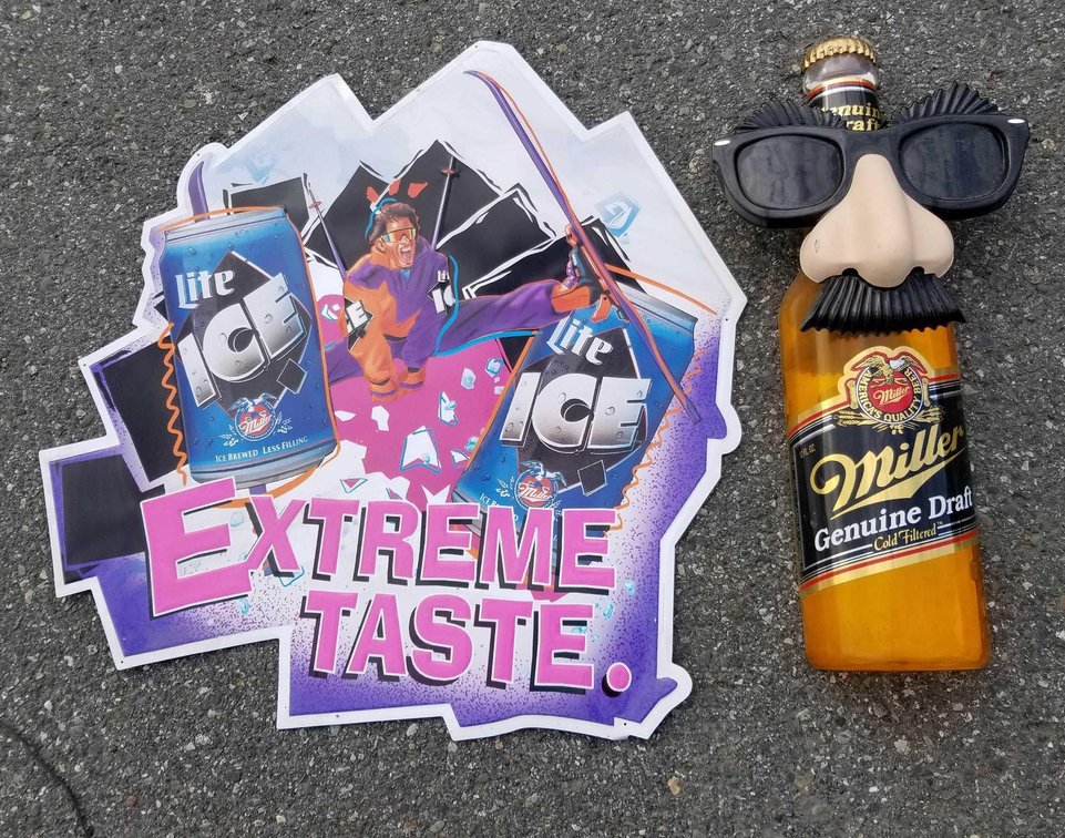 Great miller promotional advertising signs