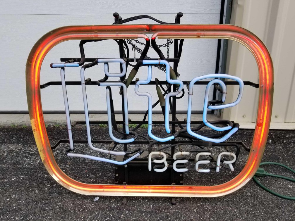 Miller lite vintage neon sign