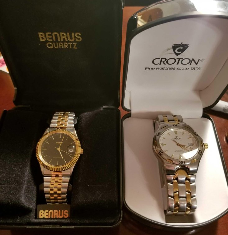 Two brand new men's watches 