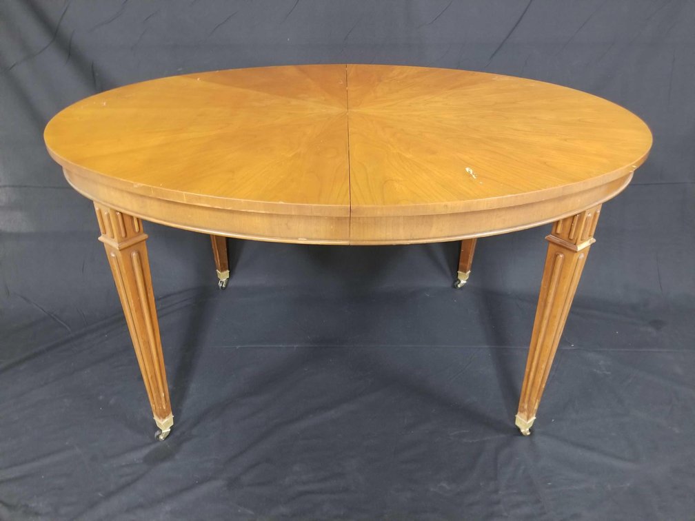 Solid wood leaf table by Baker Furniture Company