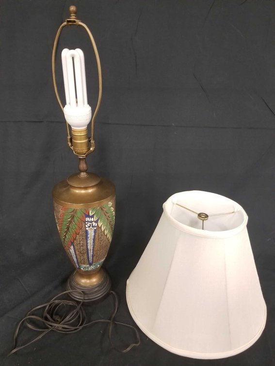Solid brass lamp 