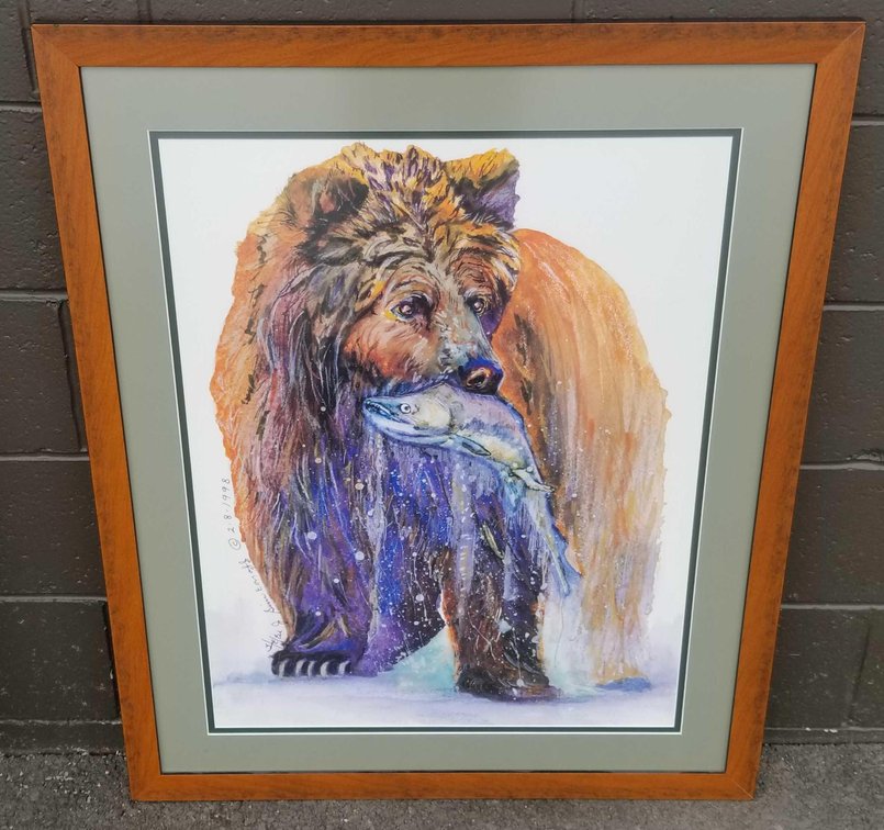 Helen J. Simenoff watercolor print 