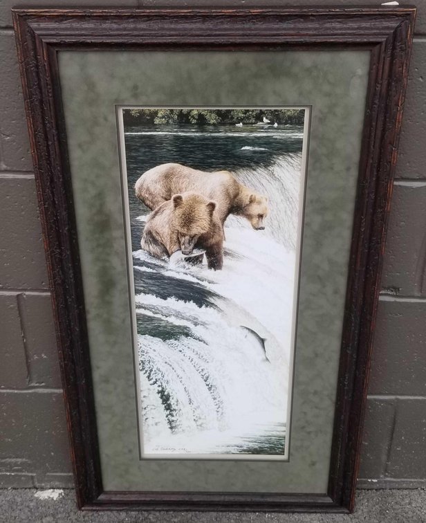 Ed Tussey "Brooks Falls" print