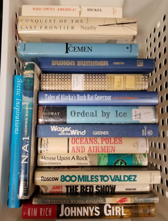 Lot of desirable books with Alaskan, Arctic & polar themes