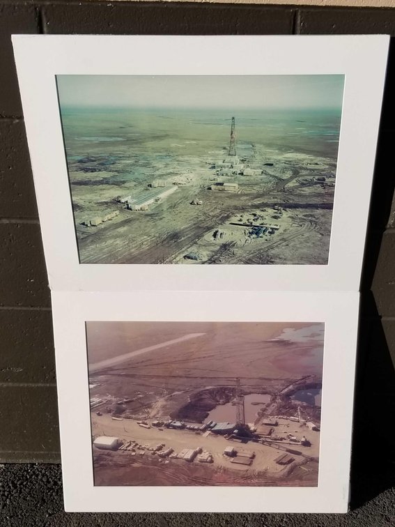 Two large Prudhoe Bay photographs 