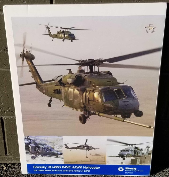 Sikorsky Pave Hawk helicopter poster 
