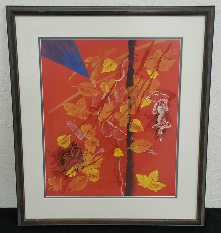 Original piece of mixed media artwork 
