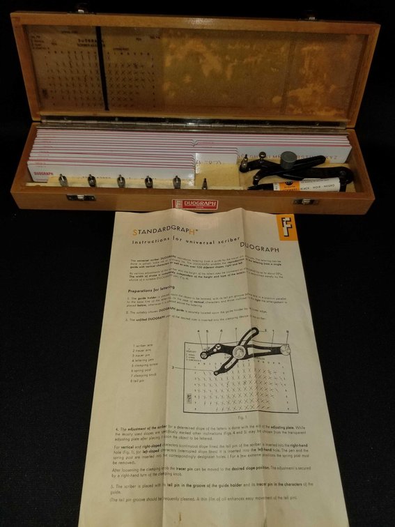 Vintage Duograph scriber 