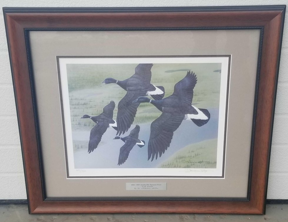 D. Nicholson Miller "Left Flank" Ducks Unlimited print 