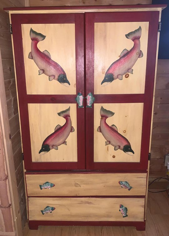 Fish Armoire/ Cabinet