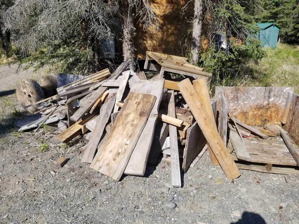 Pile of wood 