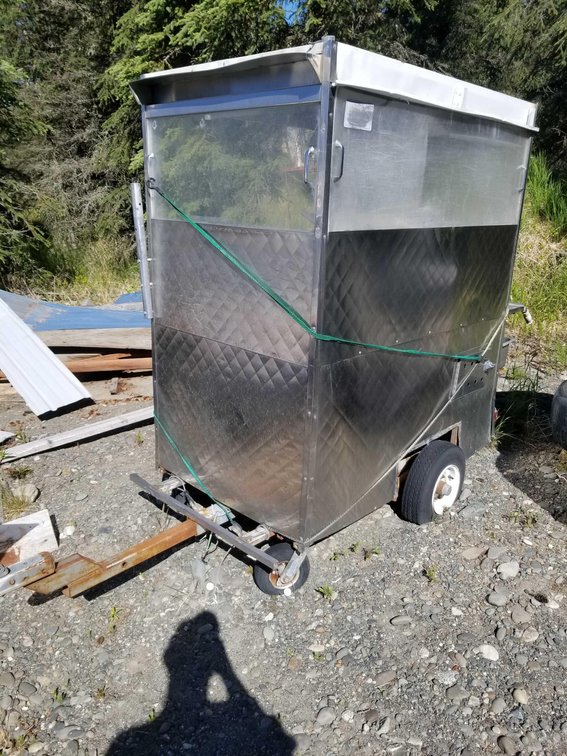 Food cart trailer 