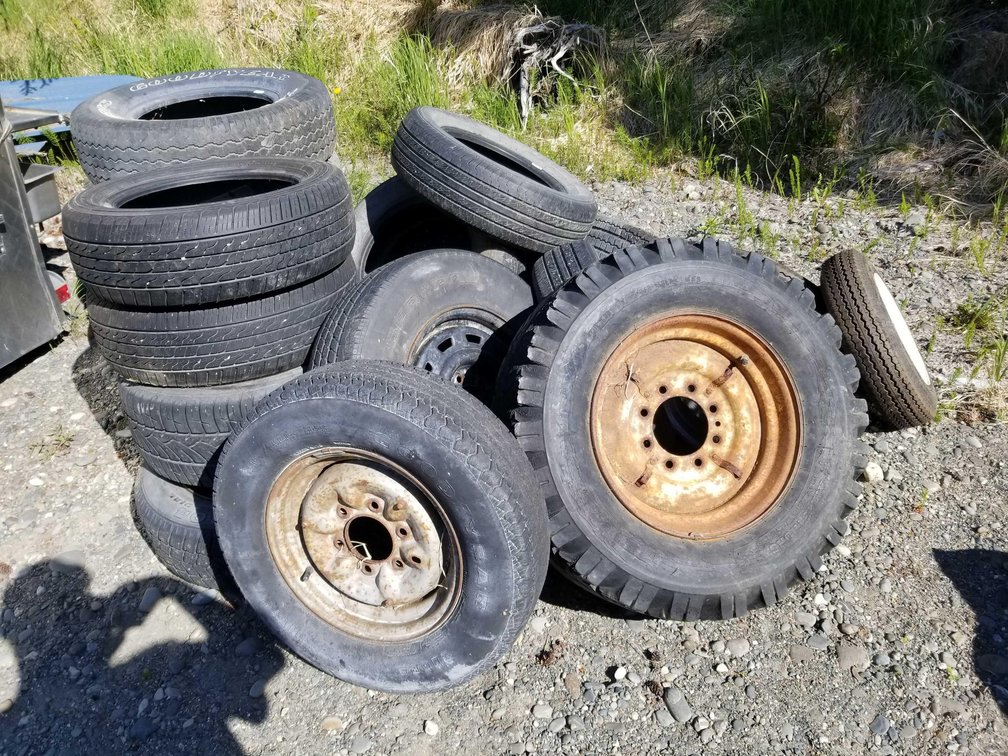 Lot of tires 