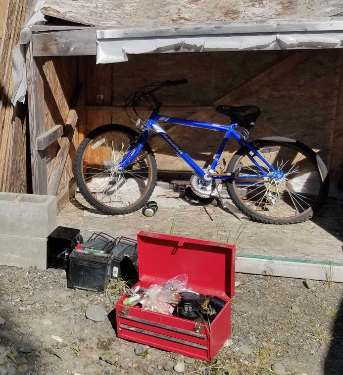 Bike, tool box, car/atv batteries 
