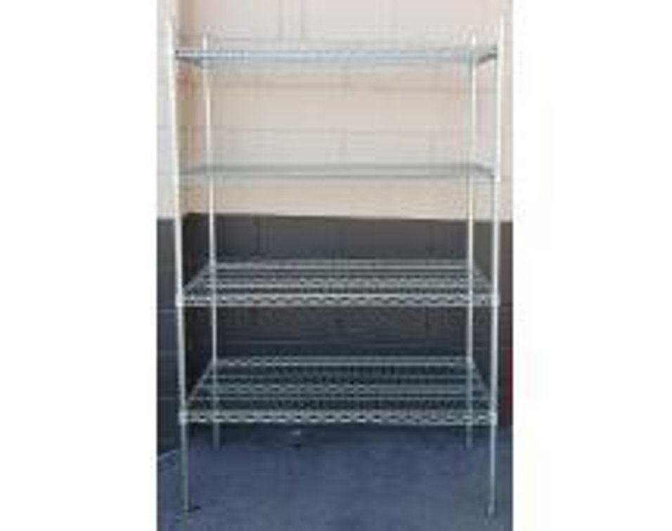 Stainless steel wire storage rack "V"
