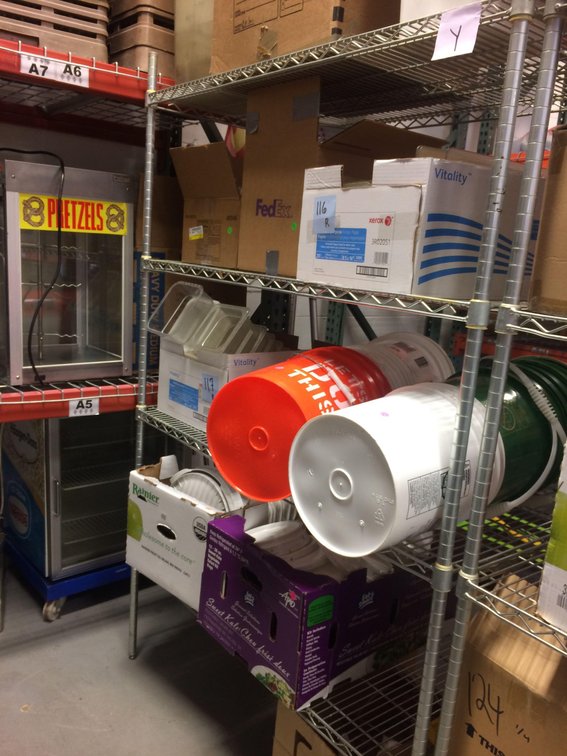 Stainless steel wire storage rack "Y"