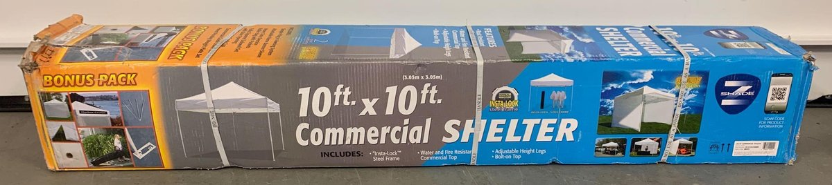 New in box 10'x10' commercial shelter 