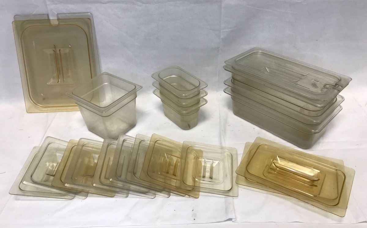 Misc. commercial cold food containers