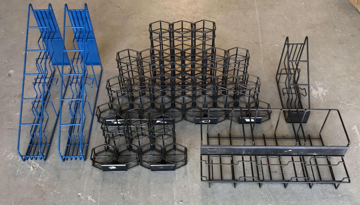 Display racks for syrups