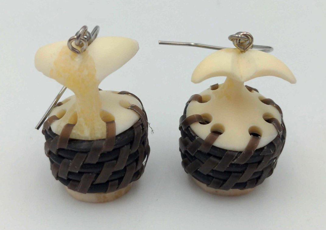 Baleen Basket Earings 
