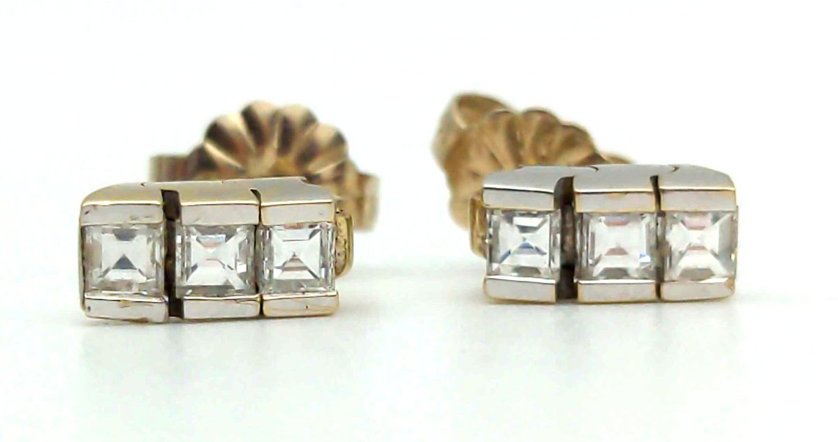 Diamond & White Gold Earrings