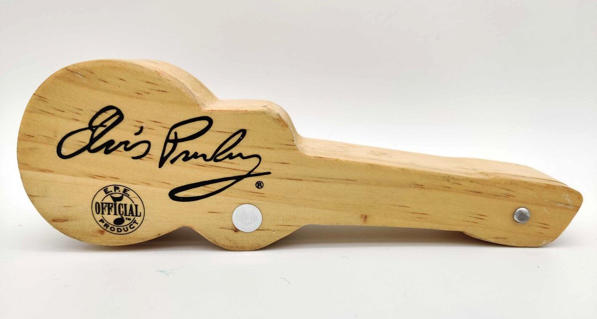 Elvis Presley Collectors Pen in Wooden Guitar Case