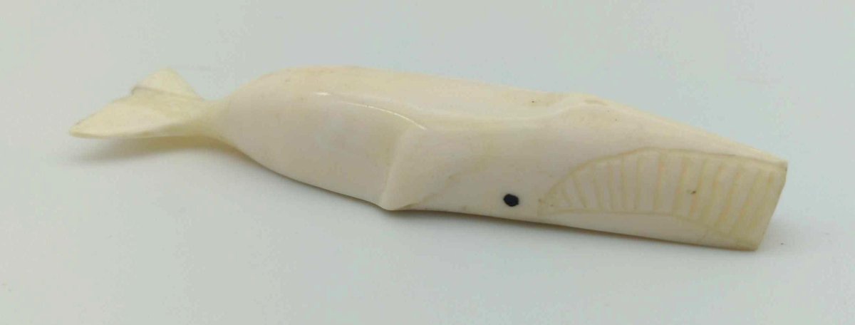 Ivory Whale Carving