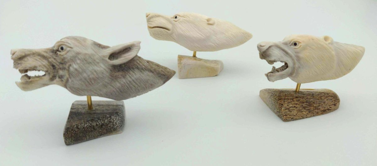 Three Bone Carvings