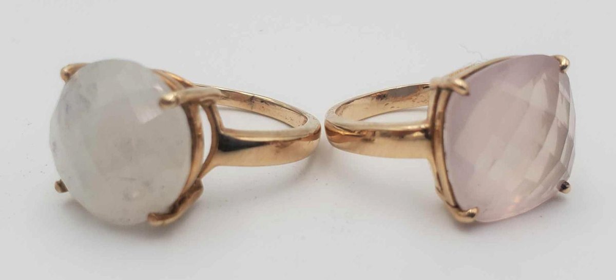 2x 14k Gold Rings 