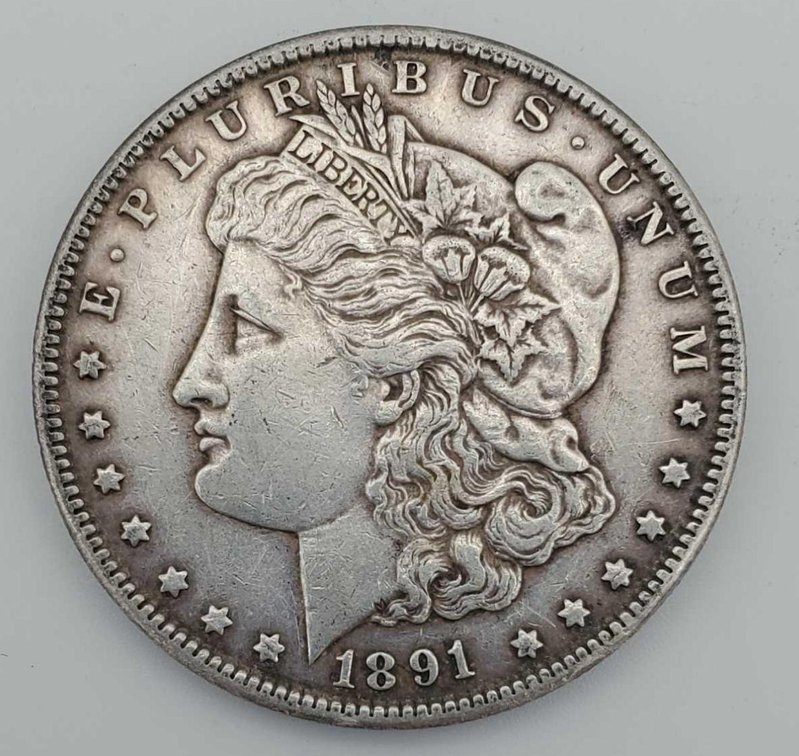 1891 Carson City Morgan Silver Dollar 