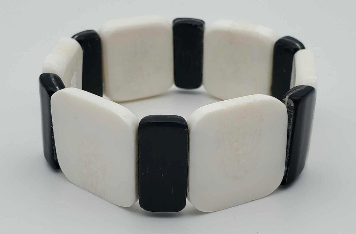Large Ivory & Baleen Bracelet 