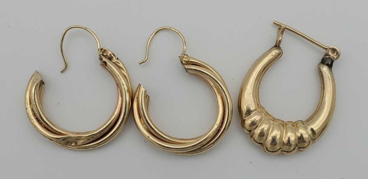 10k Gold Earrings 