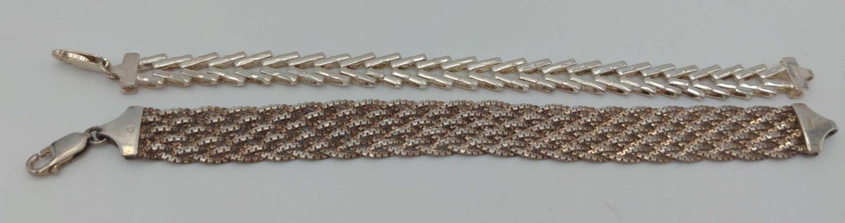 2 Sterling Silver Bracelets