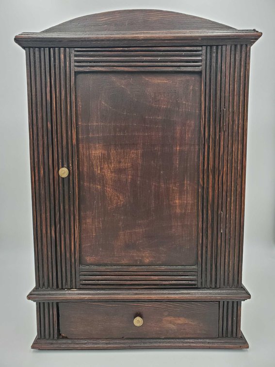 Small Dark Antique Cabinet