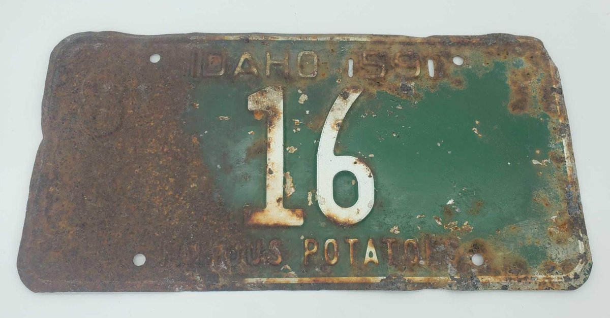 1959 Idaho License Plate 