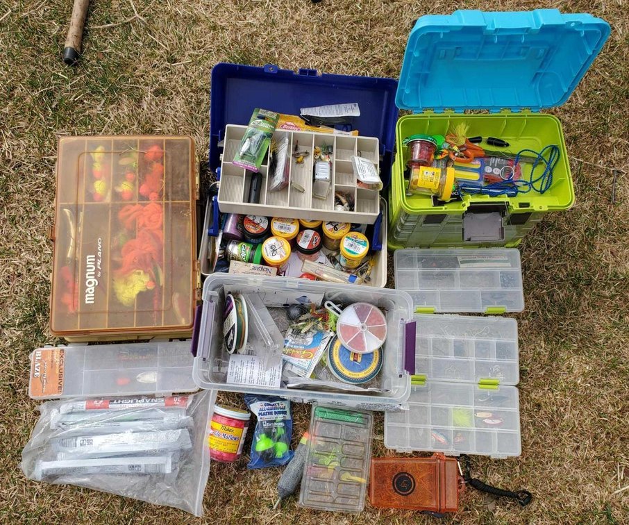 Large Group of Fishing Tackle 