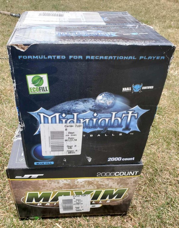 2x Boxes of 2000 Paintballs 