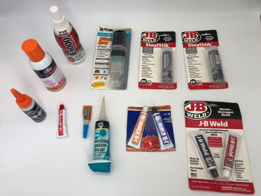 Assorted Adhesives
