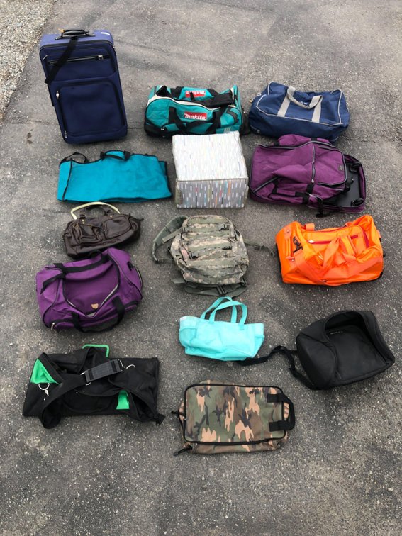14x Assorted Bags